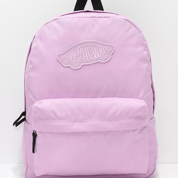purple vans bag